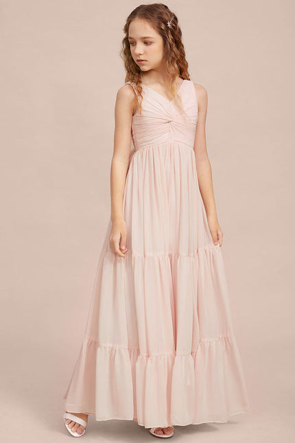 Robe Demoiselle D'Honneur Verte Éthérée - gallery 5