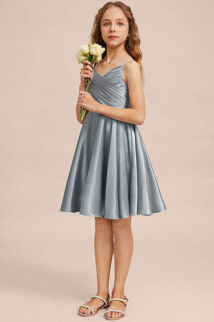 Robe Demoiselle D'Honneur Élégante Azur