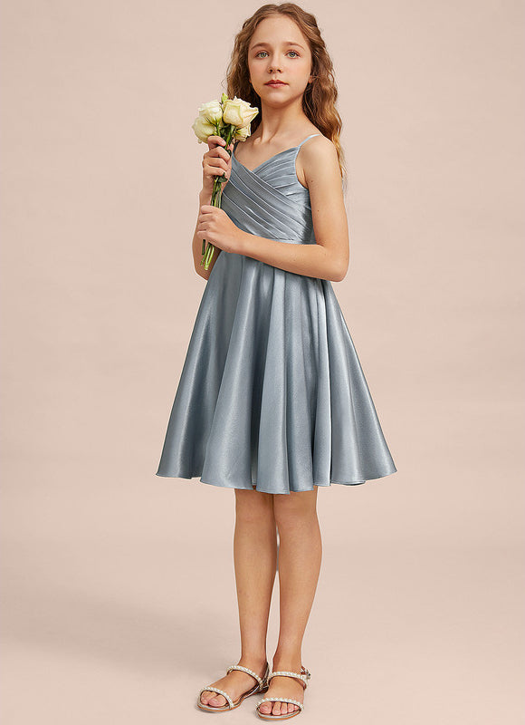 Robe Demoiselle D'Honneur Élégante Azur