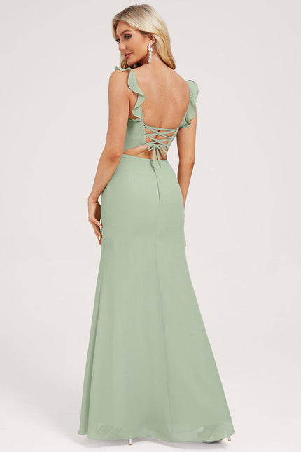 Robe Demoiselle D'Honneur Fluide Mint - gallery 1