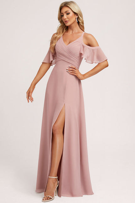 Robe Demoiselle D'Honneur Fluide Ciel - gallery 4