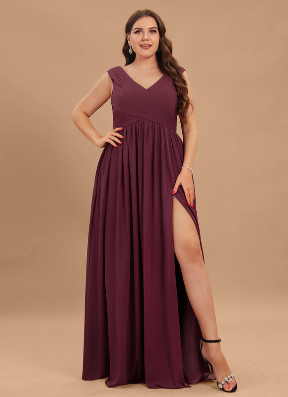 Robe Demoiselle D'Honneur Bordeaux Chic - gallery 4