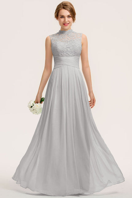 Robe Demoiselle D'Honneur Brume Argentée