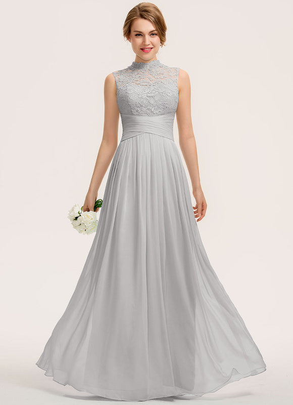 Robe Demoiselle D'Honneur Brume Argentée