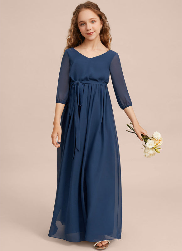 Robe Demoiselle D'Honneur Verte Éthérée - gallery 5