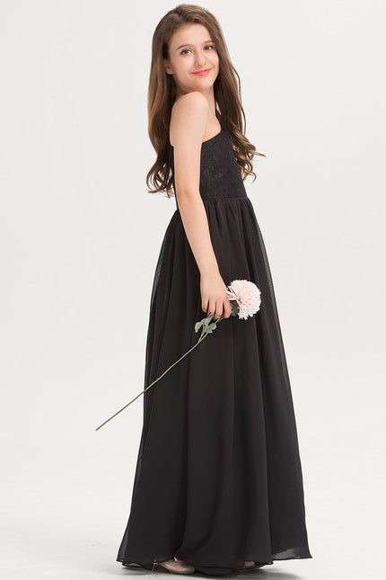 Robe Demoiselle D'Honneur Asymétrique Rose - gallery 2