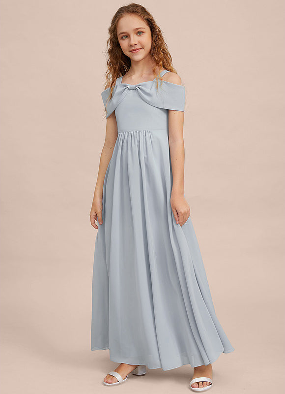 Robe Demoiselle D'Honneur Flottante Cerise - gallery 5