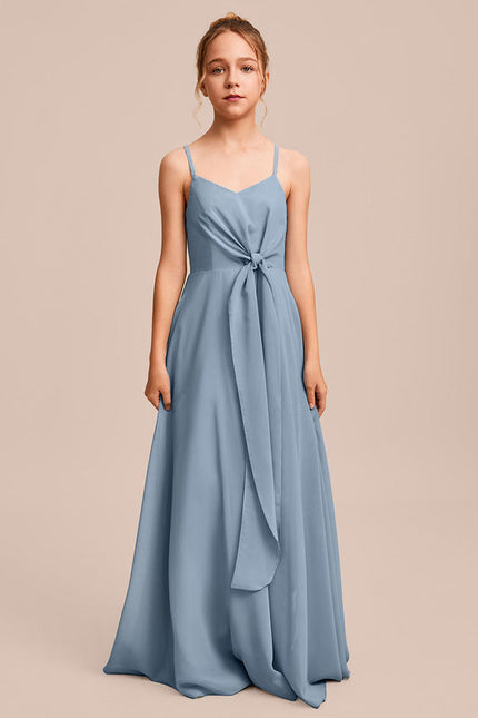 Robe Demoiselle D'Honneur Verte Éthérée - gallery 2