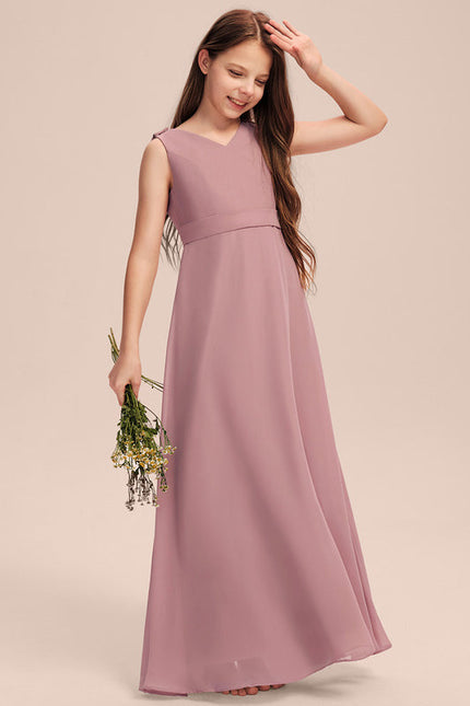 Robe Demoiselle D'Honneur Verte Éthérée - gallery 2