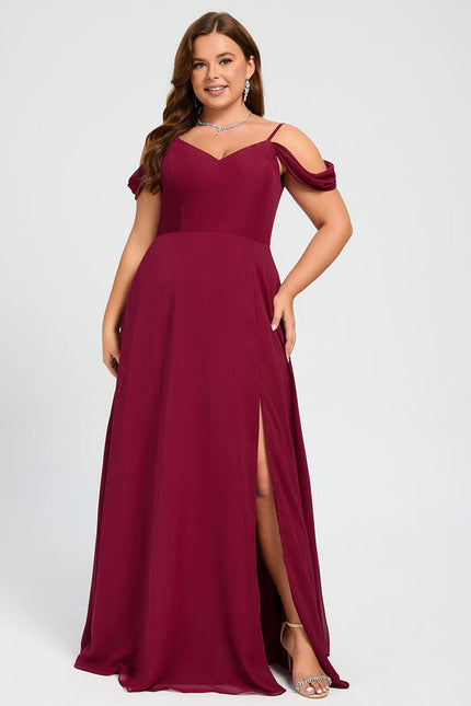 Robe Demoiselle D'Honneur Vaporeuse Rubis - gallery 9