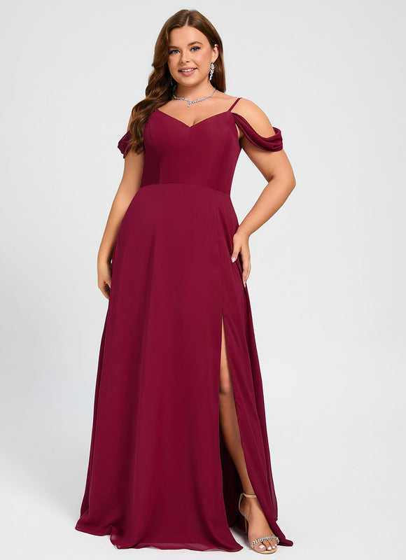 Robe Demoiselle D'Honneur Vaporeuse Rubis - gallery 9