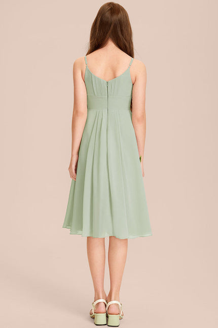 Robe Demoiselle D'Honneur Bleu Nuit Fluide - gallery 5