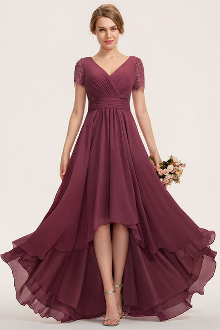 Robe Demoiselle D'Honneur Dentelle Marine