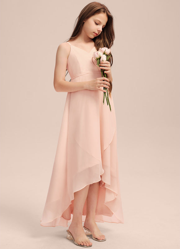 Robe Demoiselle D'Honneur Mousseline Junior - gallery 5