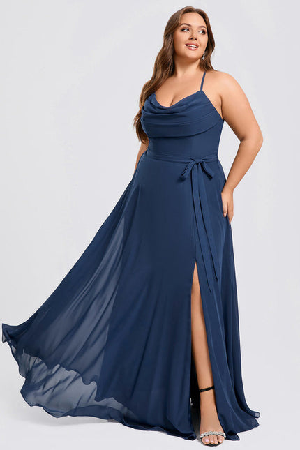 Robe Demoiselle D'Honneur Col V Fluidité - gallery 6