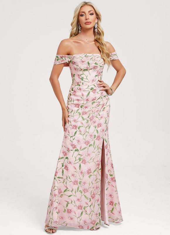 Robe Demoiselle D'Honneur Bordeaux Chic - gallery 2