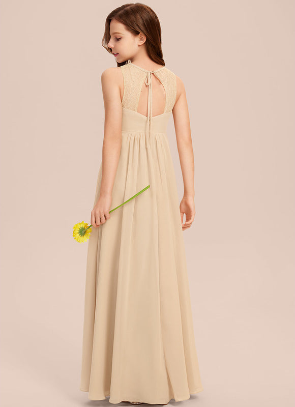 Robe Demoiselle D'Honneur Élégante Enfantine - gallery 4