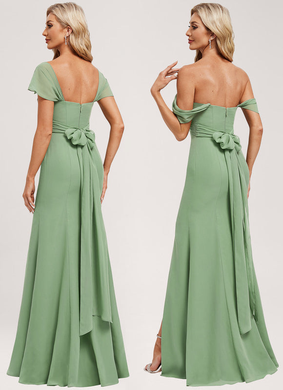 Robe Demoiselle D'Honneur Émeraude Chic - gallery 7