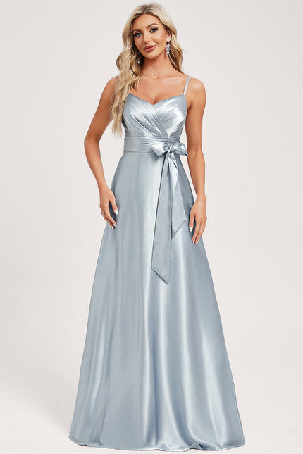 Robe Longue Satin Demoiselle D'Honneur