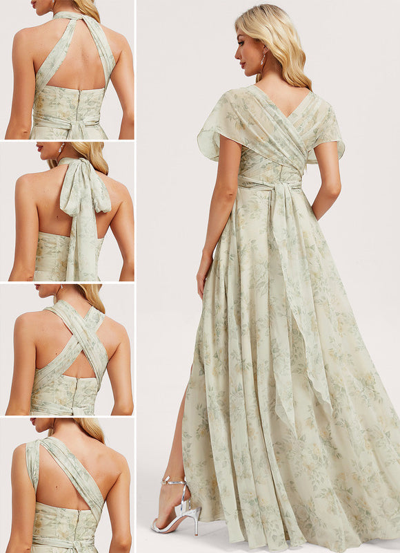 Robe Demoiselle D'Honneur Asymétrique - gallery 1