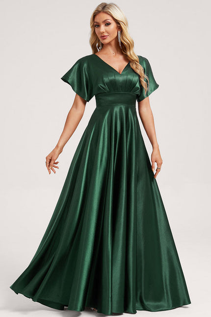 Robe Longue Satin Demoiselle D'Honneur