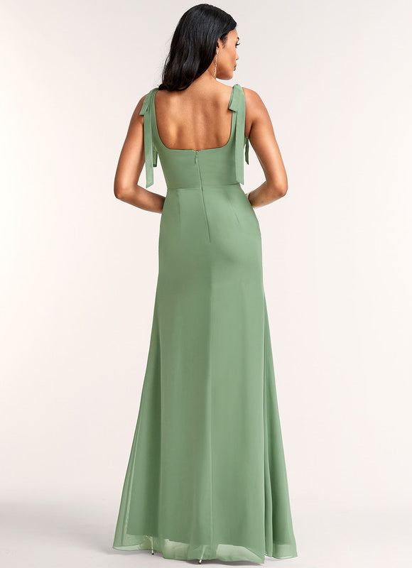 Robe Longue Pastel Demoiselle D'Honneur - gallery 4