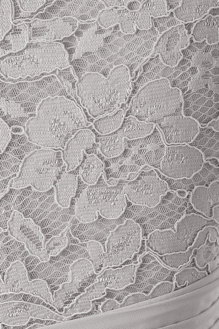 Robe Demoiselle D'Honneur Brume Argentée - gallery 5