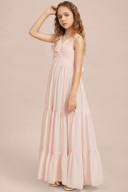 Robe Demoiselle D'Honneur Verte Éthérée - gallery 2