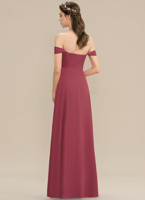 Robe Demoiselle D'Honneur Bordeaux Chic - gallery 5