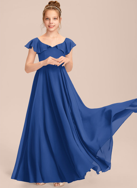 Robe Demoiselle D'Honneur Verte Éthérée