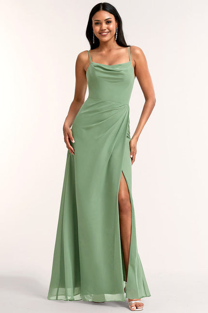 Robe Longue Fluide Demoiselle D'Honneur