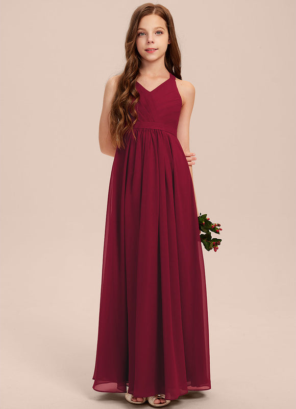 Robe Demoiselle D'Honneur Verte Éthérée - gallery 1