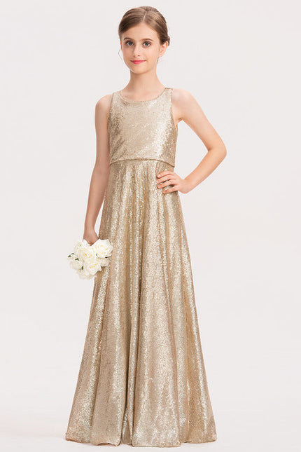 Robe Demoiselle D'Honneur Éclat Doré - gallery 2