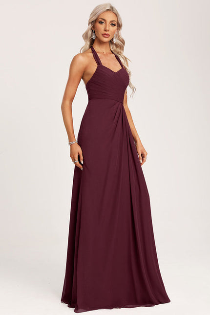 Robe Demoiselle D'Honneur Florale Légère - gallery 5