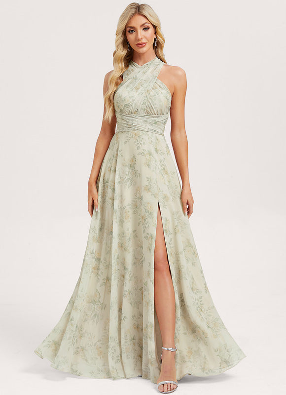 Robe Demoiselle D'Honneur Asymétrique - gallery 2