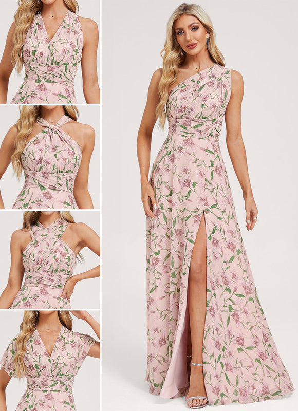 Robe Demoiselle D'Honneur Asymétrique