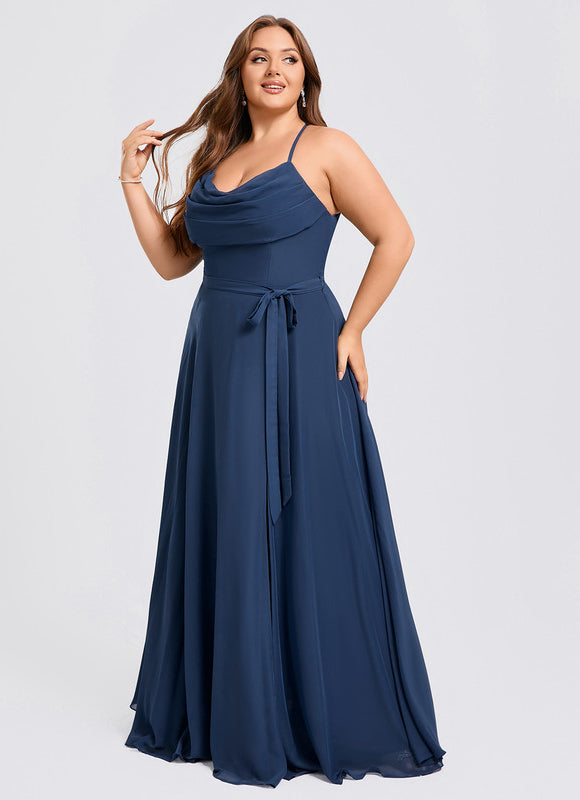 Robe Demoiselle D'Honneur Col V Fluidité - gallery 9