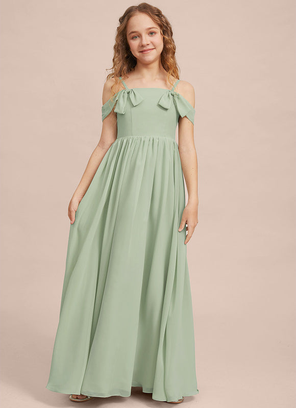 Robe Demoiselle D'Honneur Longue Épure - gallery 4