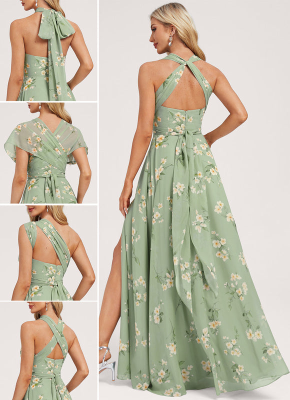 Robe Demoiselle D'Honneur Asymétrique - gallery 1