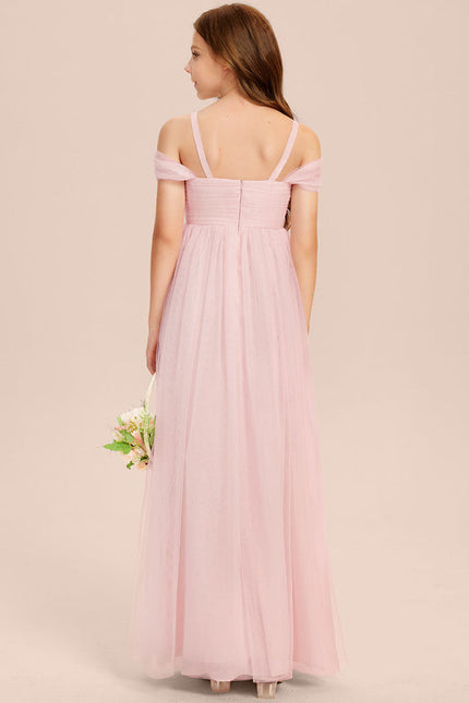 Robe Demoiselle D'Honneur Tulle Rose - gallery 3