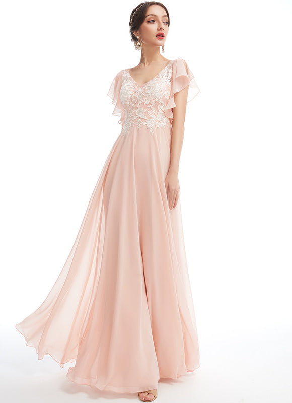 Robe Demoiselle D'Honneur Élégance Éthérée - gallery 3