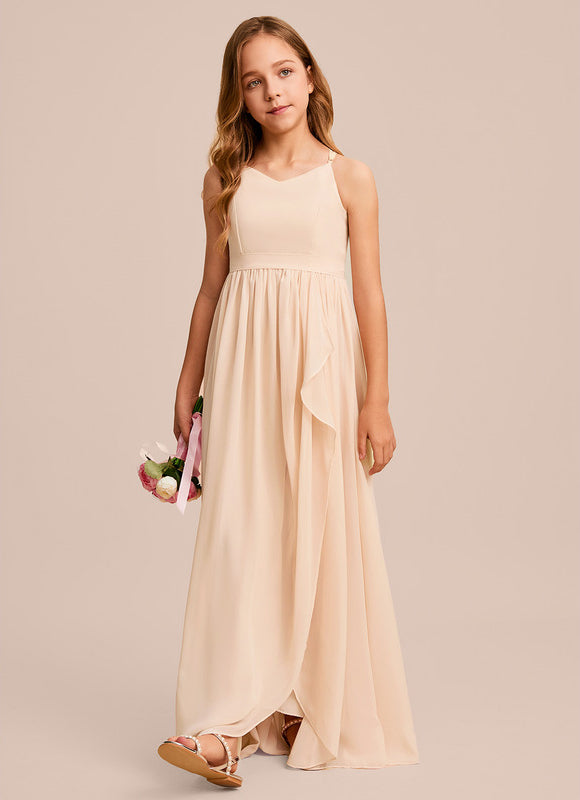 Robe Demoiselle D'Honneur Verte Éthérée - gallery 3