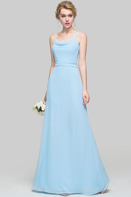 Robe Demoiselle D'Honneur Col V Fluidité - gallery 6