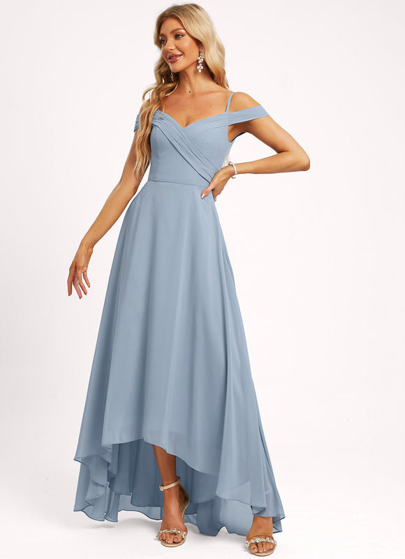 Robe Demoiselle D'Honneur Éthérée Rose - gallery 3