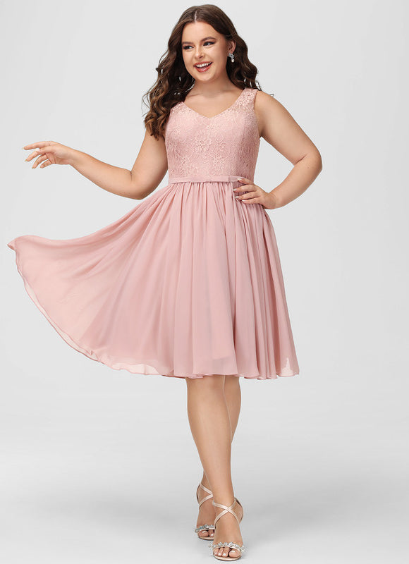 Robe Demoiselle D'Honneur Rose Éclatante - gallery 4