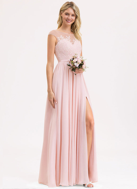 Robe Demoiselle D'Honneur Mousse Poudrée - gallery 4