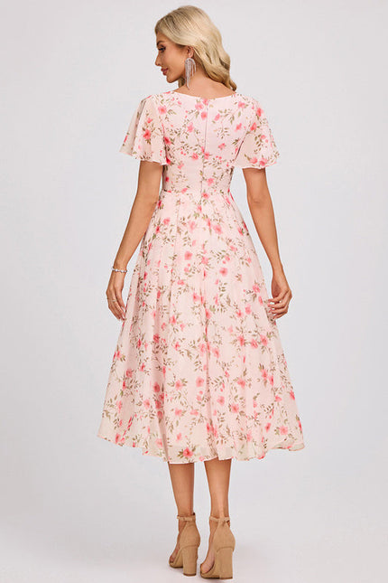 Robe Demoiselle D'Honneur Asymétrique Fluide - gallery 5