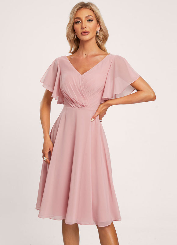 Robe Demoiselle D'Honneur Nuage Rosé - gallery 3