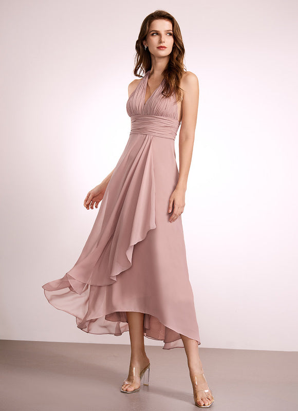 Robe Demoiselle D'Honneur Mousseline Aérienne