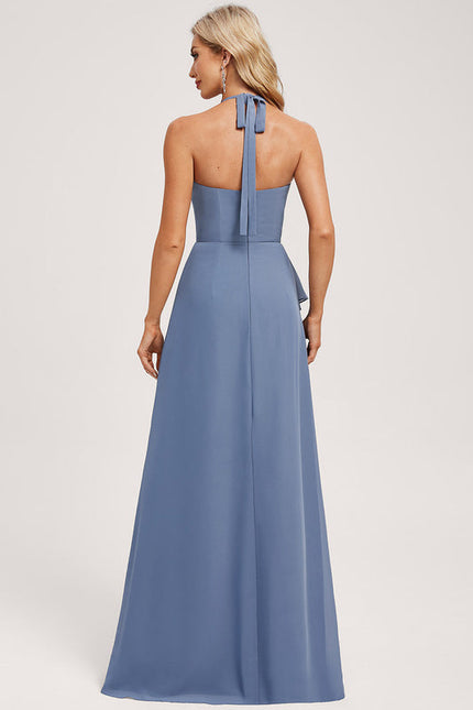 Robe Demoiselle D'Honneur Florale Légère - gallery 5